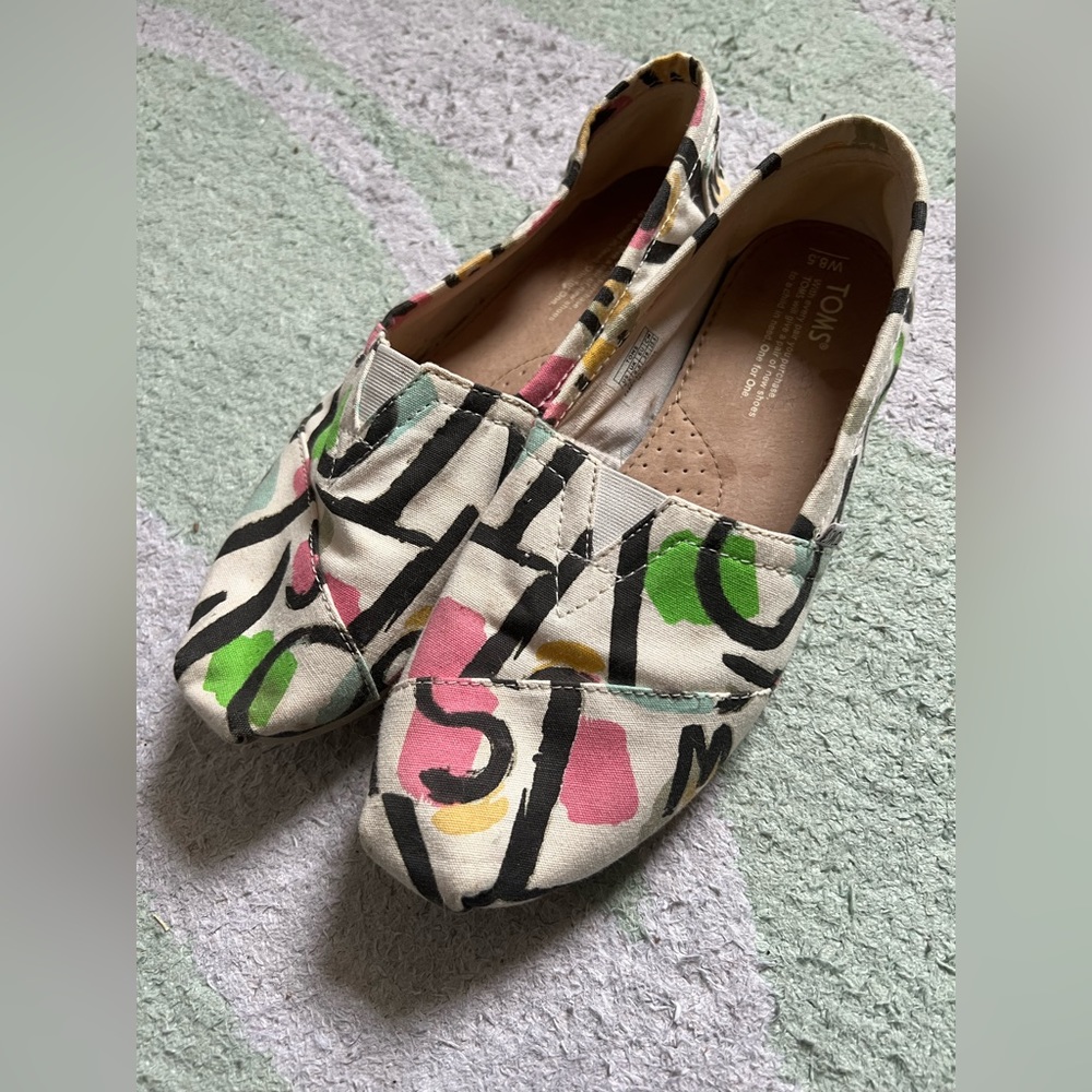 Toms multicolor shoes